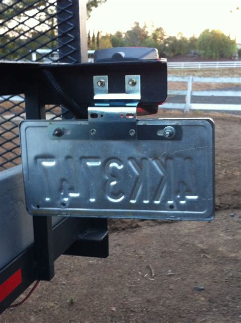 boat trailer metal license plate bracket|trailer license plate bracket napa.